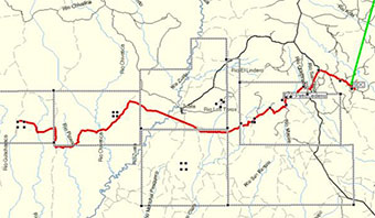 Pipelines system for gathering diluted crude oil and distribution of Diluents, Junín Division, Venezuela